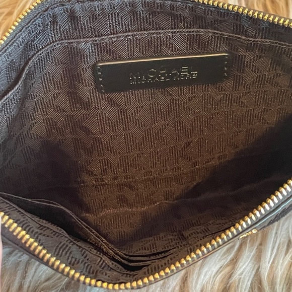 Michael Michael Kors MK Multi Layer Wristlet Purse Black - Picture 11 of 14